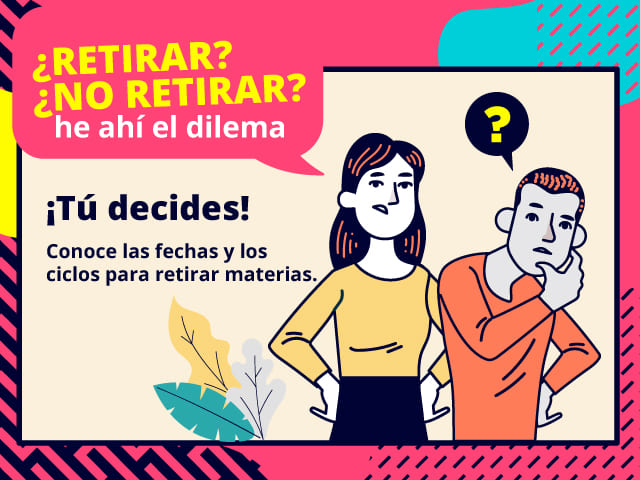 retiro materias | Uniandes